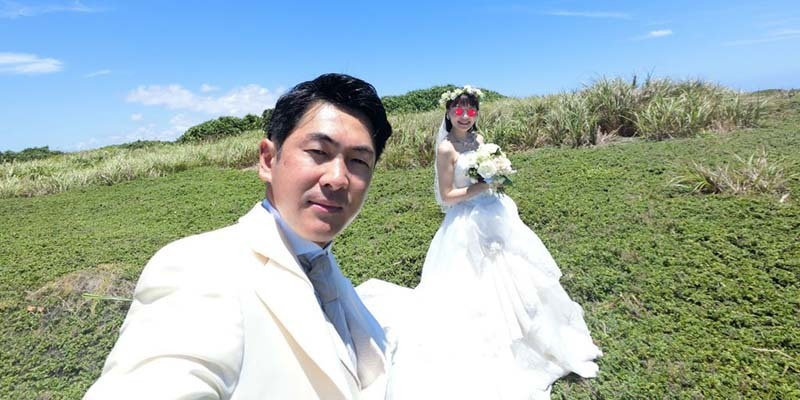 立川結婚相談所 婚活ラボの男性婚活カウンセラーの結婚式写真